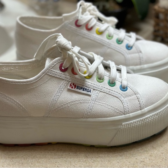 Superga Platform Sneakers. - Picture 4 of 6